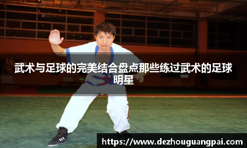 武术与足球的完美结合盘点那些练过武术的足球明星